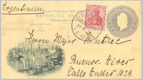 Deutsches Reich 1910 Rundstempel (Datum und/oder Ort klar)