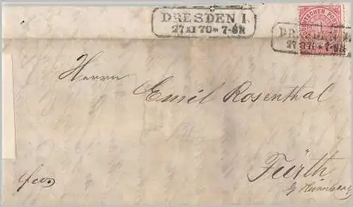 Norddeutscher Bund  Nr 16 Brief