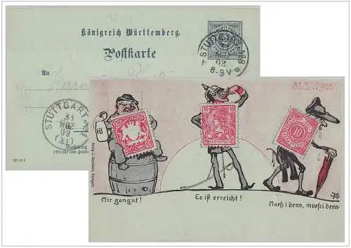 Altd. Württemberg  Gebraucht Rundstempel (Datum und/oder Ort klar)