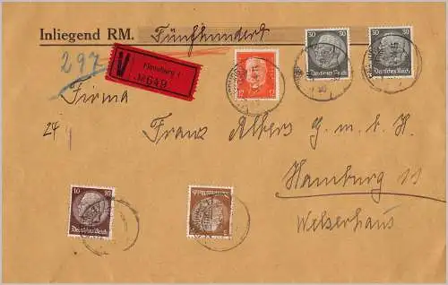 Deutsches Reich 1933 Brief