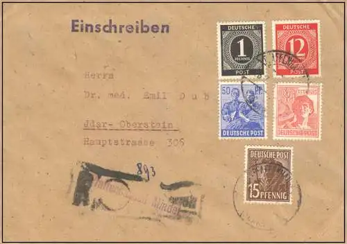 All. Bes. Bizone 1949 Brief
