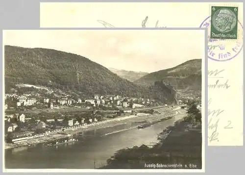 Sudetenland Karlsbad 1938 Ansichtskarte
