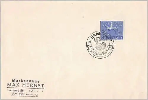 Deutsches Reich 1938 Nr 698 Sonderstempel