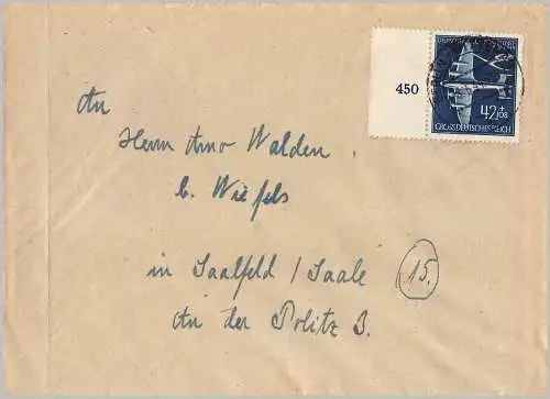 Deutsches Reich 1944 Nr 868 Brief