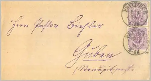 Deutsches Reich 1886 Nr 40 Brief