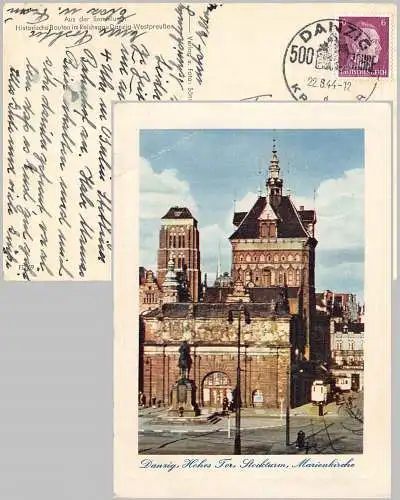 Deutsches Reich 1944 Ansichtskarte Sonderstempel