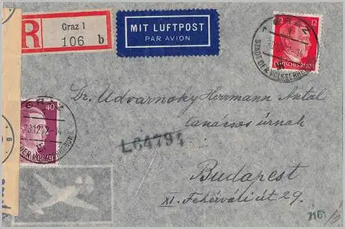 Deutsches Reich 1942 Brief