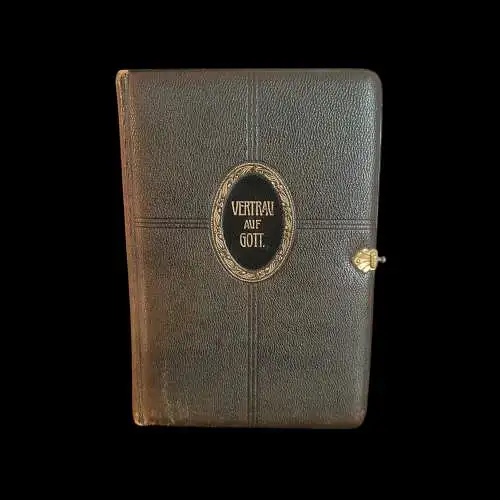 Evangelisches Gesangbuch Sachsen 1912 – Leder, Goldschnitt, Antik