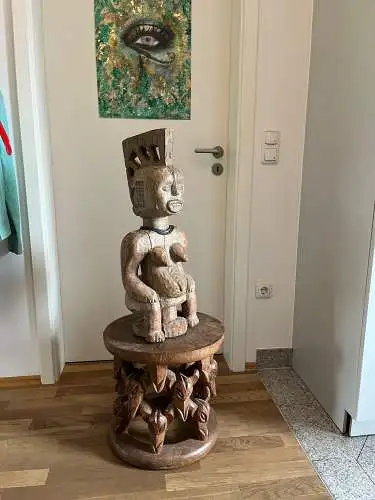 Ashanti Fruchtbarkeitsstatue – Kamerun – Holz – Anfang 20. Jh. – antik
