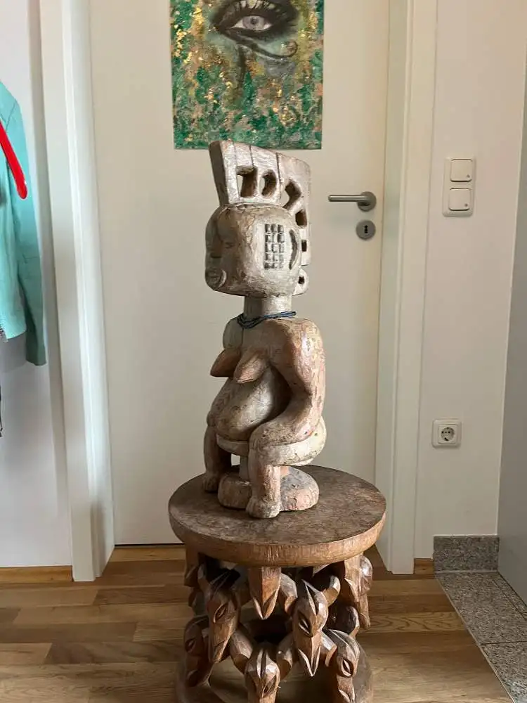 Ashanti Fruchtbarkeitsstatue – Kamerun – Holz – Anfang 20. Jh. – antik 1