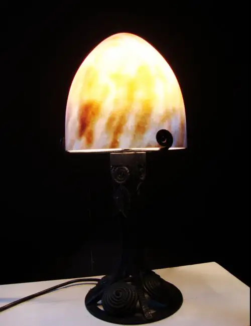 Art Nouveau Pilz Lampe Frankreich Jugendstil 0