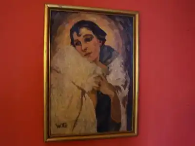 Art Deco Gemälde Tschechoslowakei 