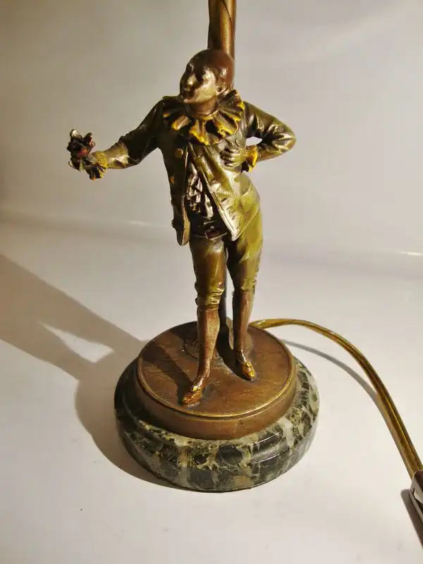 Loetz Harlequin Jugendstil - Tischlampe. 3