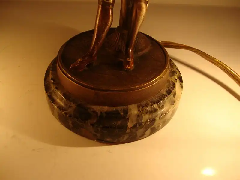 Loetz Harlequin Jugendstil - Tischlampe. 4