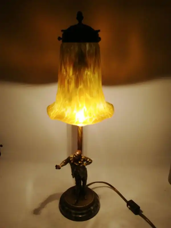 Loetz Harlequin Jugendstil - Tischlampe. 6