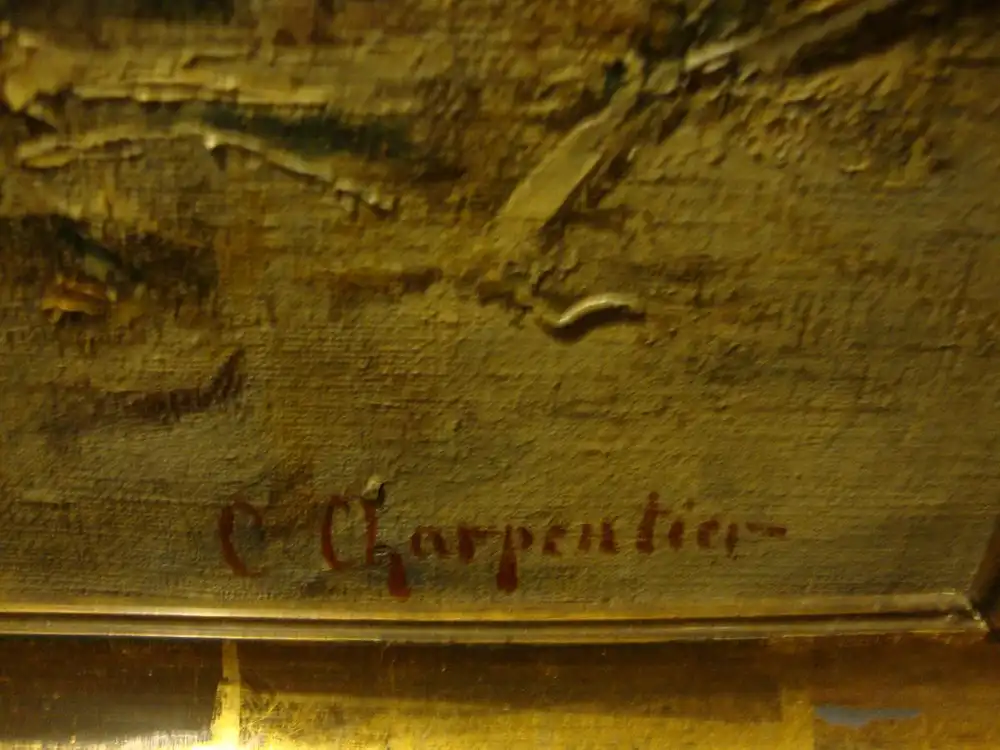 Ölgemälde C. Charpentier , Karl Kaufmann  3