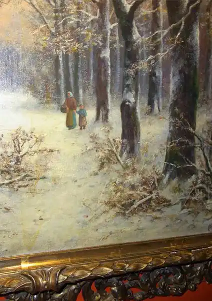 Ölgemälde C. Charpentier , Karl Kaufmann  5