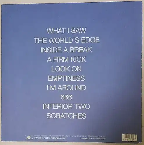 Frusciante , John - Inside Of Emptiness LP