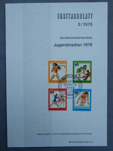 Deut. Lokala. ab 1945 Nur Hauptgebiet 1975 Ersttagsstempel