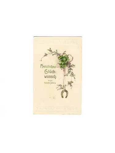 AK, Neujahr, Prägekarte, Herzlichen Glückwunsch zum Neuen Jahre, 31.12.1911