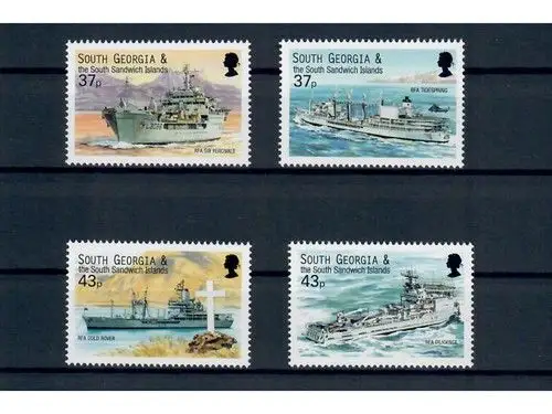 Süd-Georgien und die Süd-Sandwich-Inseln, Antarktis, Jahrgang 2001, postfrisch