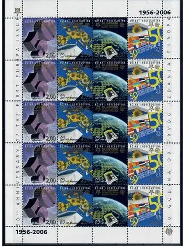 50 Jahre Europamarken, Blocks/KB **, Lot 3