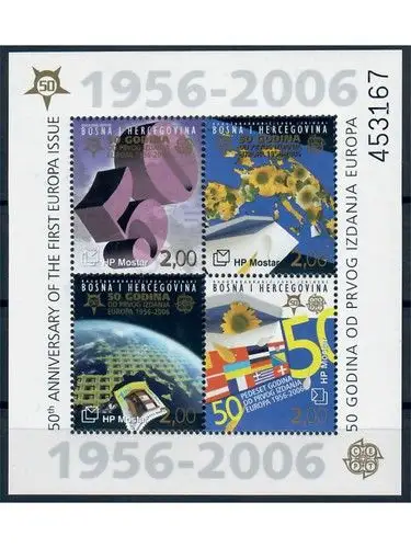 50 Jahre Europamarken, Blocks/KB **, Lot 2