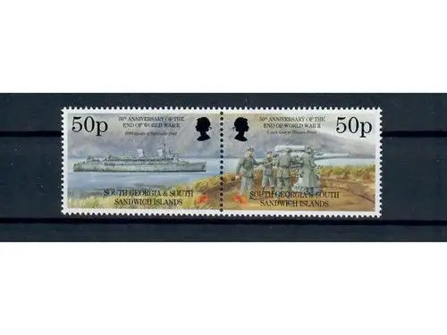 Süd-Georgien und die Süd-Sandwich-Inseln, Antarktis, Jahrgang 1995, postfrisch