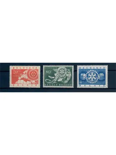 Belgien, Posten 13, postfrisch, komplette Sätze u. Marken, Michel über 25,- Euro