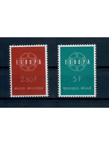 Belgien, Posten 1, postfrisch, komplette Sätze u. Marken, Michel über 25,- Euro