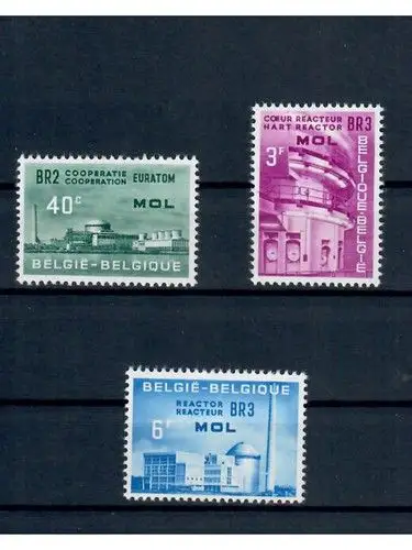 Belgien, Posten 25, postfrisch, komplette Sätze u. Marken, Michel über 25,- Euro
