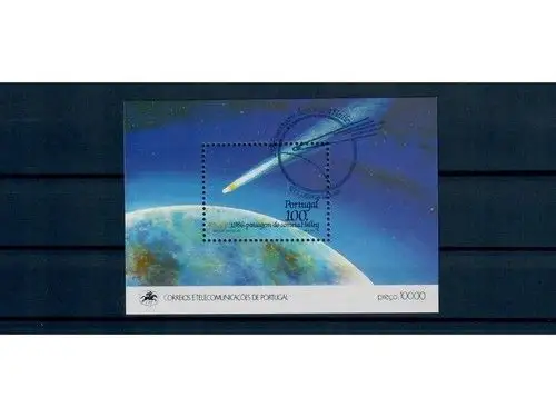 Portugal, Block 51 gestempelt, Halley’s Comet, Halleyscher Komet