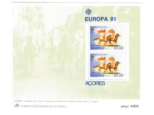 Portugal Azoren, MiNr. Block 2, 3, 4, 5, 6, 13, 14 **, Europa
