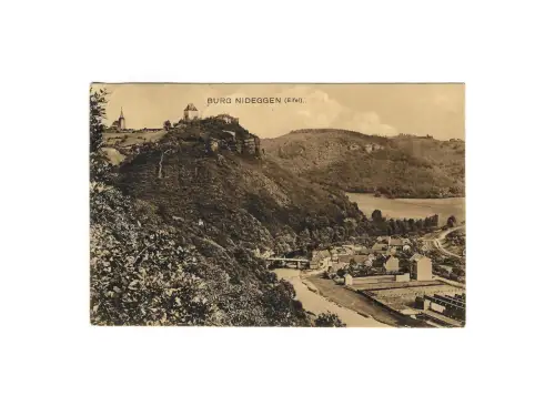 Burg Nideggen (Eifel), gebraucht, gelaufen Jahr 1912