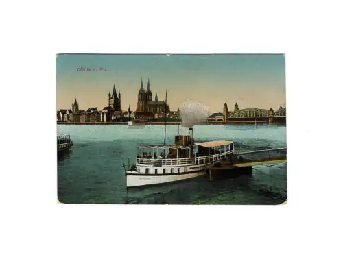 Cöln a. Rh., Karte 530 Heiss & Co., gebraucht, gelaufen Jahr 1918