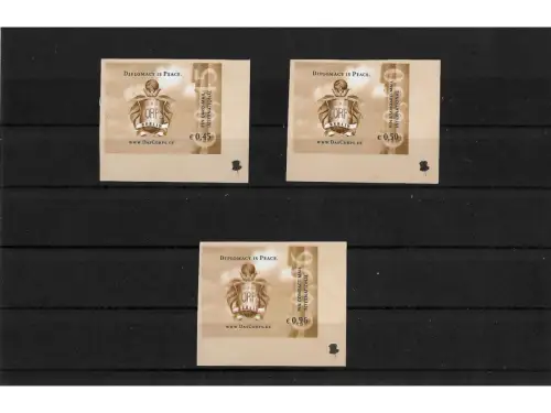 Privatpost PIN AG, Card,-Standard,-Compact-Mail, 3 Werte, selbstkleb. (B)
