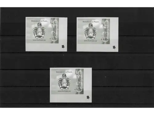 Privatpost PIN AG, BIC-Mail 100, 250, 500, 3 Werte, selbstkleb. (B)