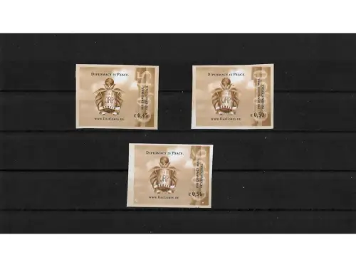 Privatpost PIN AG, Card,-Standard,-Compact-Mail, 3 Werte, selbstkleb. (A)