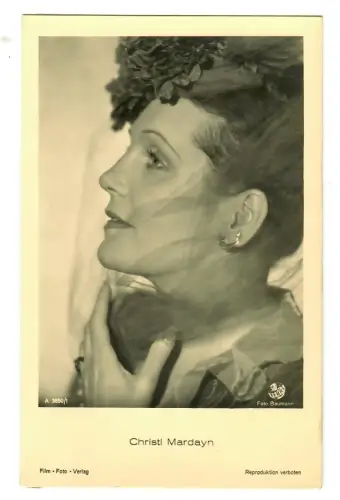 AK Christl Mardayn, Schauspielerin , 11923