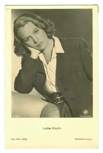 AK Lotte Koch, Schauspielerin , 11925