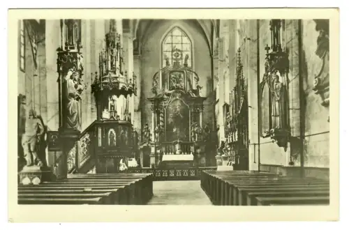 AK Kamenz, Innenansicht der Klosterkirche St. Marienstern, , 11052