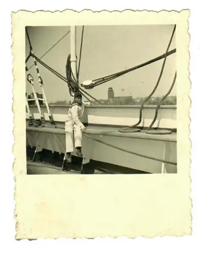 Foto, Junge im Matrosenanzug, Spanien, 6024