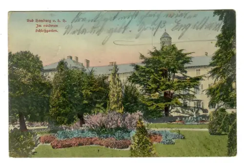 AK Bad Homburg, Vorderer Schloßgarten, 11929