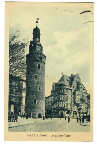 AK Halle, Leipziger Turm, 11274
