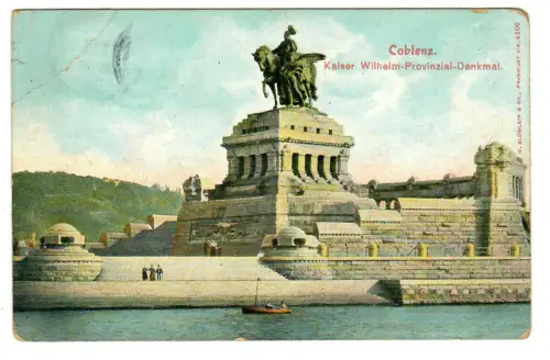 AK Koblenz, Kaiser Wilhelm-Provinzial Denkmal, 11194