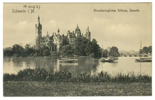 AK Schwerin, Großherzogliches Schloss, Seeseite, 11172
