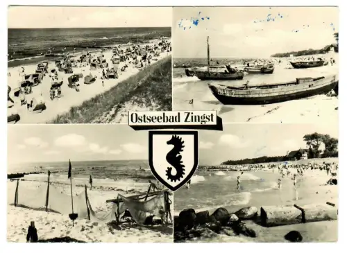 AK Zingst Ostseebad, Strand,  11014