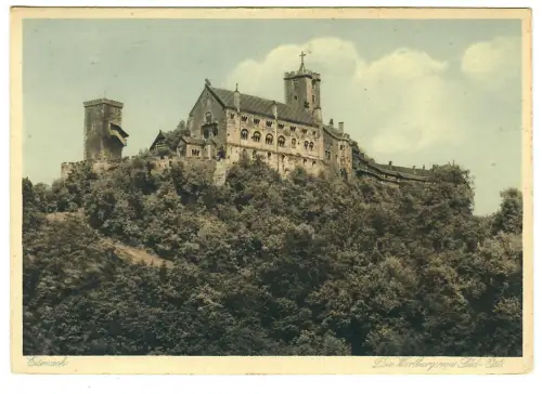 AK Eisenach, Die Wartburg von Süd-Ost, 11300