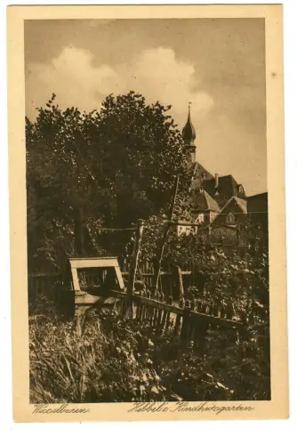 AK Wesselburen, Hebbels Kindheitsgarten , 11219