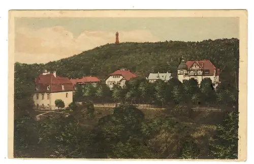 AK Bad Freienwalde, Teilansicht mit Kriegerdenkmal, 12054